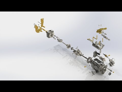 BOSCH VE PUMP - Exploded View Animation