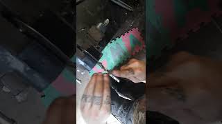 X PATREN filwork on knife