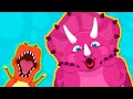 💥 Triceratops | Greatest & Strong Dino! | Dinosaur Song | Animal Song  | Nursery Rhymes★ TidiKids