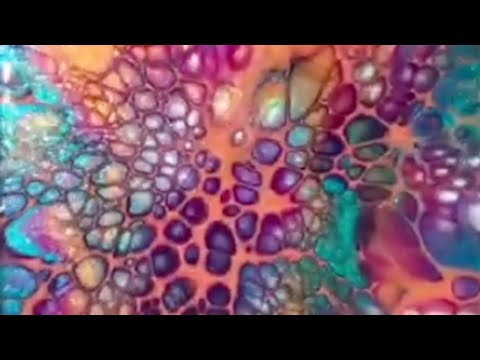 #143 - Beautiful #Blooms with Copper Cell Activator with New Prizm Pour | #Sheleeart #Colourarte