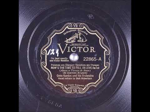 Now's the Time to Fall in Love ~ Gene Kardos and His Orchestra with Dick Robertson (1931)