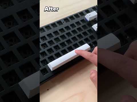 MOD YOUR STABILIZER!!! #mechanicalkeyboard #soundtest #stabilizer