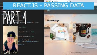 React JS Tutorial [2023]: How to pass data between pages - Params, Props, and Context