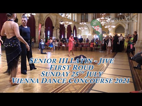 Vienna Dance Concourse 2021 - Senior III Latin Jive WDSF - First Round - 25 July 2021