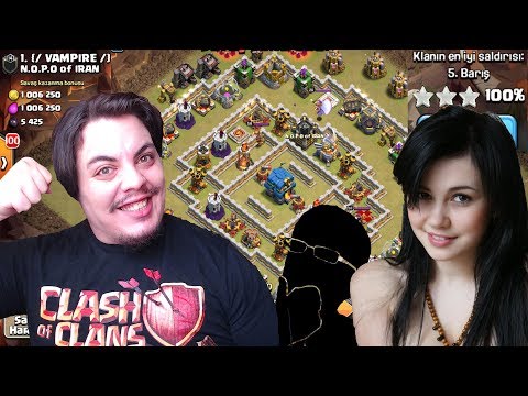 TAKİPÇİLERİMLE KLAN SAVAŞI (Yok Böyle 3 Yıldız) Clash of Clans