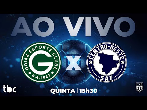 GOIÁS X CENTRO-OESTE GOIANÃO 2026 AO VIVO NA TBC | 22/01/2026