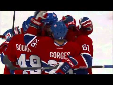 Michael Bournival 1-0 Goal - Stars @ Canadiens - 10/29/2013 - HD
