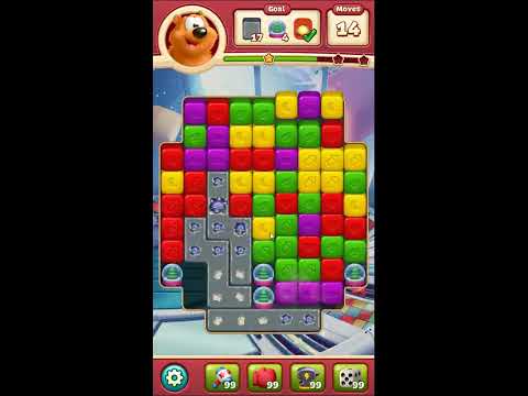 Toon Blast Level 6340 - NO BOOSTERS 🐻🐺🐱 | SKILLGAMING ✔️