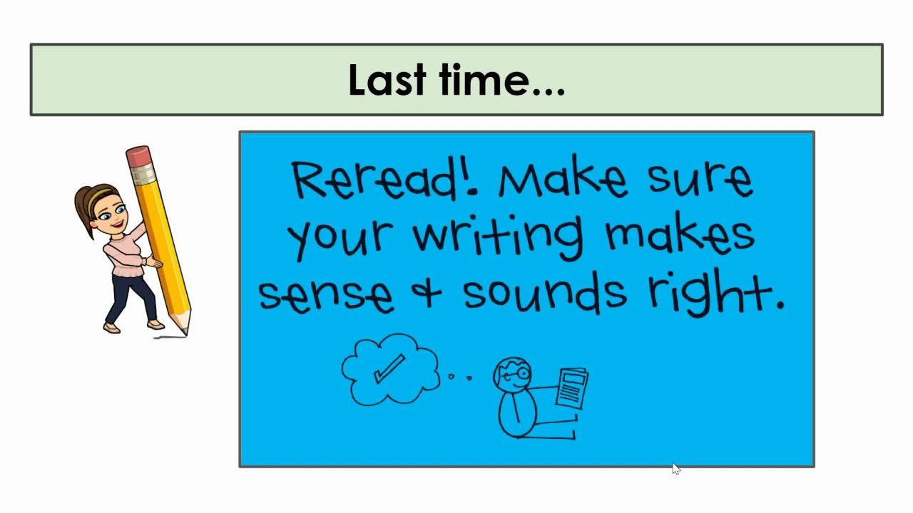 Free Write final draft instructions