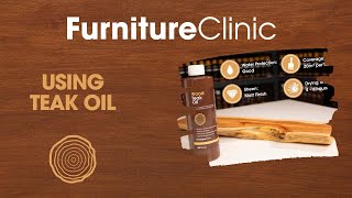 Furniture Clinic Teak Care Kit - Teak Oil, Cleaner & Brightener to