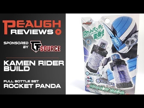 Video Review: Kamen Rider Build - ROCKET PANDA Full Bottle Set