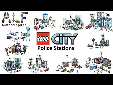 All LEGO City Police Stations 2008 - 2020 Speed Build