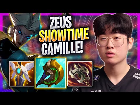 ZEUS SHOWTIME WITH CAMILLE! - T1 Zeus Plays Camille TOP vs Jayce! | Season 2023