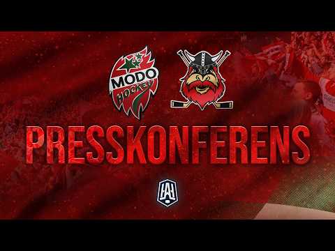 Presskonferens efter MoDo - Nybro