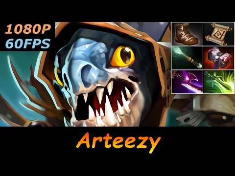 Dota 2 Arteezy (smurf) Slark Pro Top MMR 20 Kills Ranked Full Gameplay