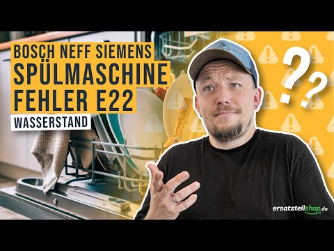 Bosch Neff Siemens Spülmaschine e22  - Wasserstand
