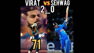 Virat Kohli VS Virender Sehwag|Full Video Comparison|😎#shortfeed#short#viratkohli#t20worldcup#shorts