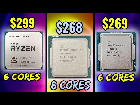 11600K vs 5600X vs 10700F - Whatever, 10th Gen has VALUE.