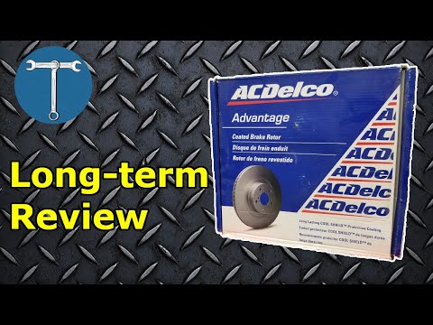 How long do fully coated brake rotors last? AC Delco two-winter review