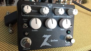 Video thumbnail for Dr. Z Z-Drive Overdrive Pedal Demo/Review with R0 Gibson Les Paul by Zach Broyles