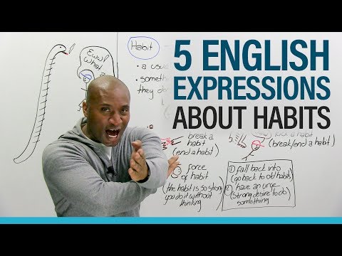 英語表現。良い習慣と悪い習慣について話す (English Expressions: Talking about good and bad habits)
