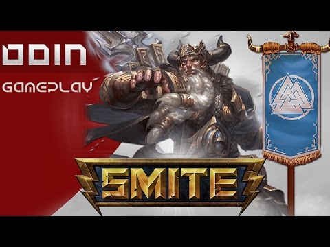 Smite (Gameplay) - Odin the Allfather - Arena Mode (Introduction to Odin Gameplay)