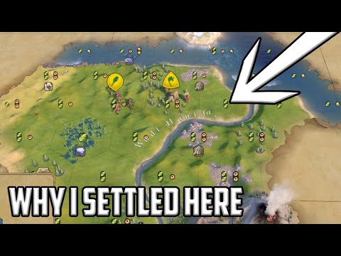 I talked about settling cities and early game strategy - Civ 6 Overexplained Arabia Let's Play Ep 1