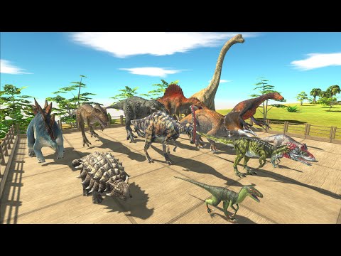 The Animal Rescue Race Of All Dinosaurs - Animal Revolt Battle Simulator