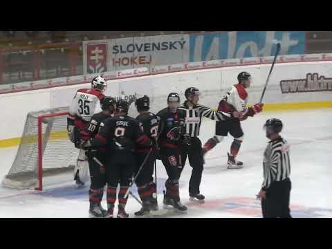 1. kolo HK Gladiators Trnava – HKM Rimavská Sobota 1:2 (HIGHGLIHTY)