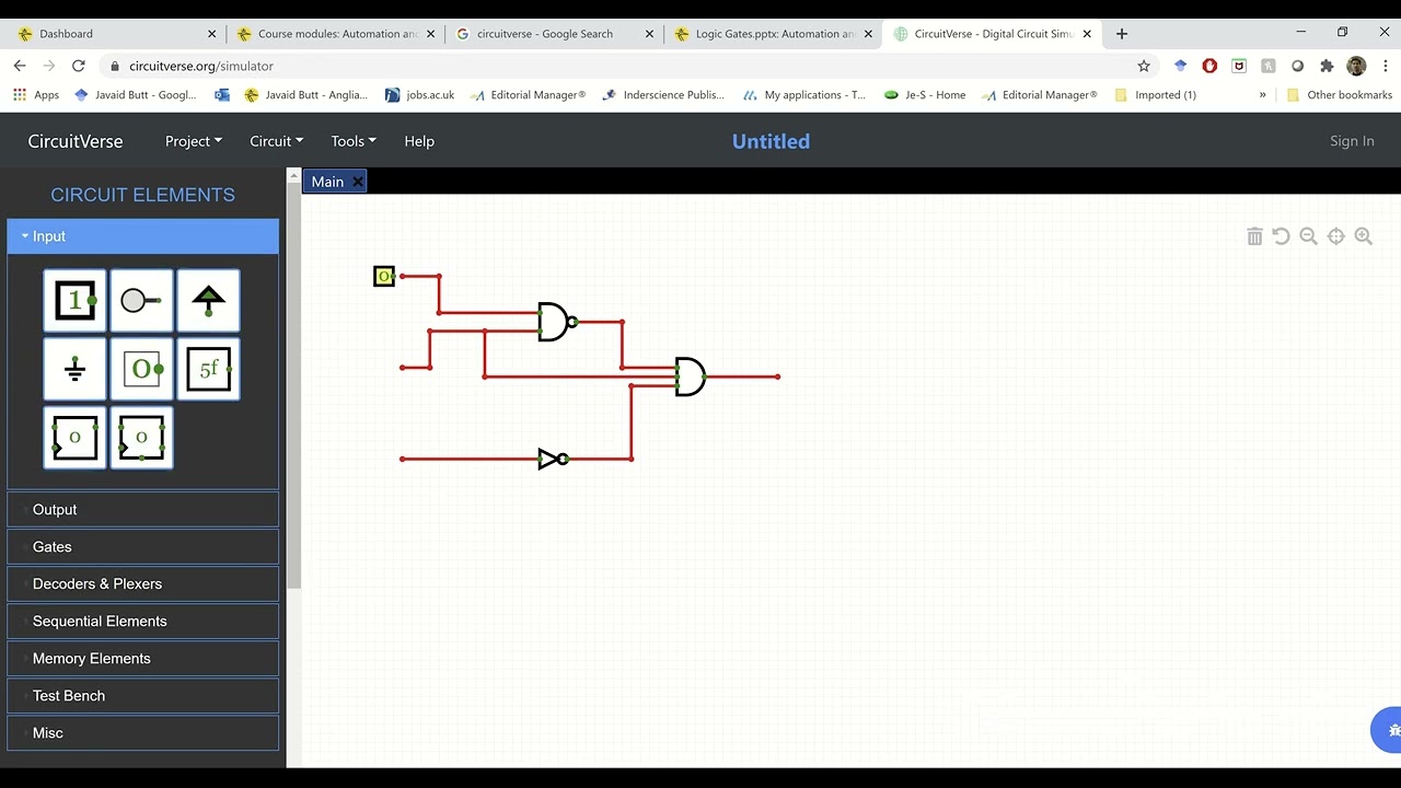 Logic Gates Simulator Tutorial - CircuitVerse