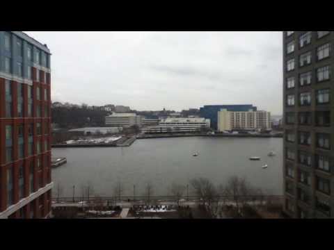 Otis Gen2 Traction Scenic Elevators At The Propark America Parking Garage In Hoboken NJ