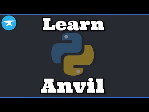 Create A Web App With Only Python Python Anvil Tutorial