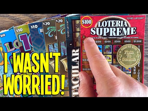 I Wasn't Worried! $100 "BIG RED" Lottery Ticket!