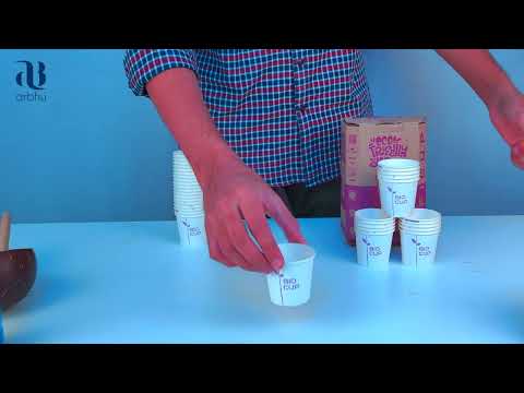 Biodegradable Disposable Paper Cups 90 ml