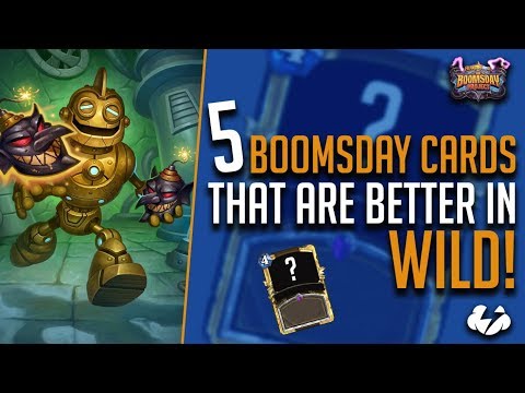 5 Boomsday Cards Better In Wild! | Hearthstone | [The Boomsday Project]