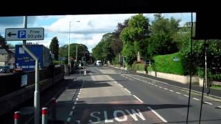 preview picture of video 'M71 Passenger Bus Drive From Kinross To Milnathort Perthshire Scotland'