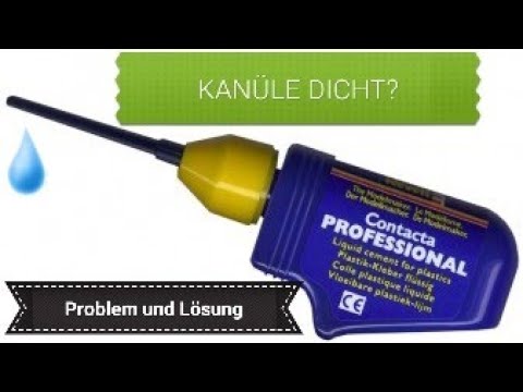 Revell Contacta Professional // Modellbau Kleber // verstopfen der Kanüle verhindern