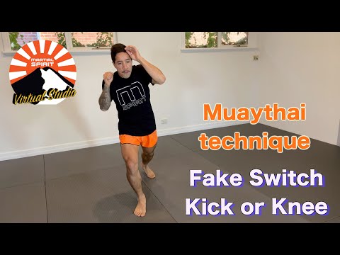 Muaythai Fake Switch Kick or Knee