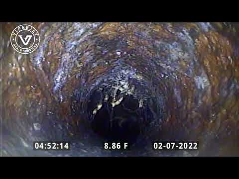 Sewer Cast Iron Pipes & Roots Cleaning | Root Invasion | Sewer Line Inspection | ViperJet