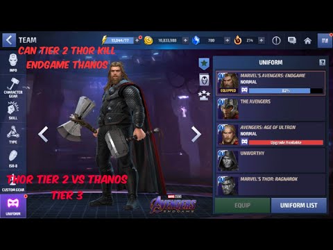 How to kill thanos tier 3 in timeline battle ll thor tier 2 vs thanos tier 3 death battle ll MFF ll