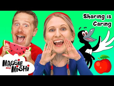 Fruit Healthy Food with Maggie and Mishi | Preschool Learning | Steve and Maggie Wheels on the Bus