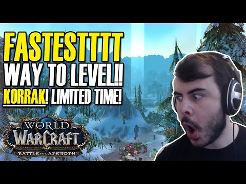 😲8.2.5 FASTEST WAY TO LEVEL - LIMITED TIME! BATTLE FOR AZEROTH