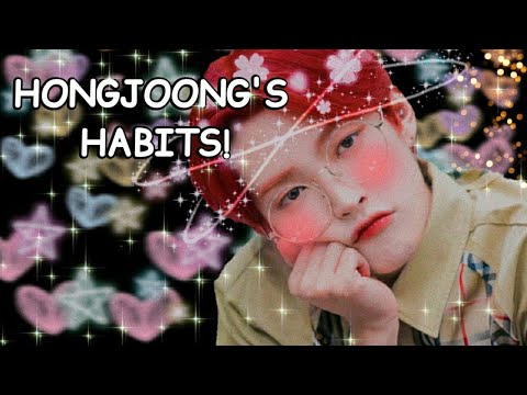 KIM HONGJOONG'S HABITS!