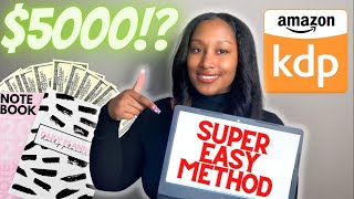 $5000 a Month Passive Income Selling Books Online|KDP Low Content Books | Create Digital Products