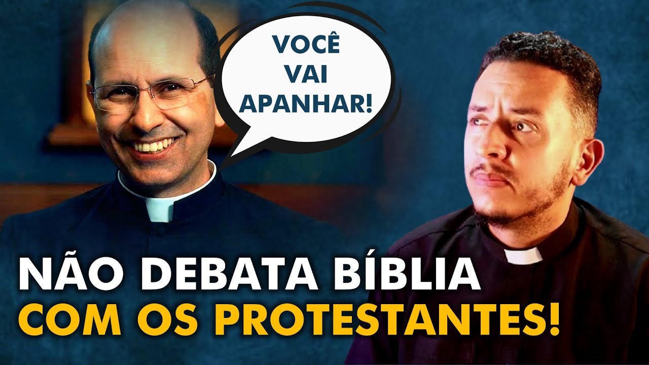 ATENÇÃO CATÓLICOS: NÃO DEBATA BÍBLIA COM OS PROTESTANTES, SE NÃO VOCÊ VAI APANHAR