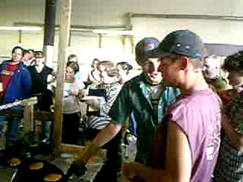 Vancouver Junkyard Wars 2004 - Pancake Making Machine - Blueberries
