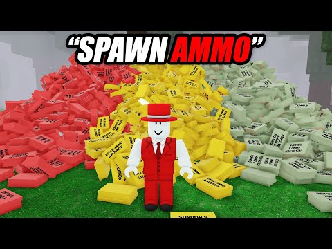 Using ADMIN for INFINITE AMMO in 99 Nights in the Forest!