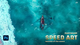 Whales Manipulation Tutorial Photoshop | Speed Art