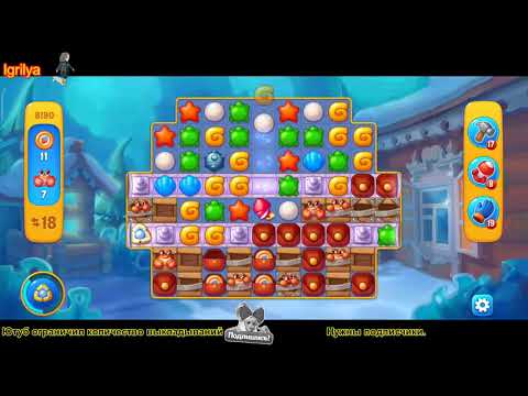 Fishdom level 8188, 8189, 8190 / Фишдом уровень 8188, 8189, 8190
