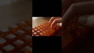ちょっとキャラメルっぽいキーボードをタイピングTyping on a Slightly Caramel-Like Keyboard #aiasmr #asmr #caramel #shorts